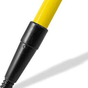 SPARTA 4022004 Spectrum Fiberglass Broom Handle, Mop Handle, Replacement Handle With Acme Threaded Tip For Commercial Cleaning, 60 Inches, Yellow