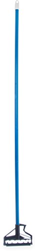 SPARTA 4166414 Spectrum Fiberglass Mop Handle With Quik-Release For Cleaning, Commercial, Residential, 60 Inches, Blue