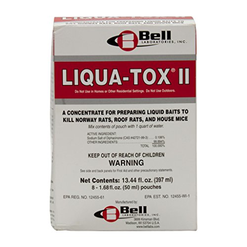 LIQUA-TOX II (1.7 fl oz packet, 8 packets per pouch, 4 pouches per case) FULL CASE