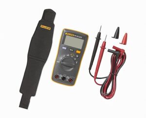 fluke 107 ac/dc current handheld digital multimeter by fluke, gray