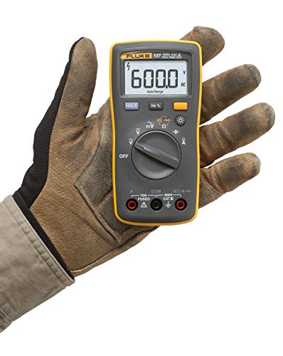 Fluke 107 AC/DC Current Handheld Digital Multimeter by Fluke, Gray