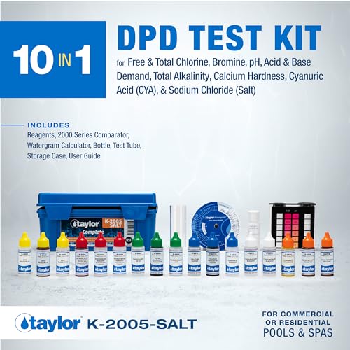 Taylor Technologies K-2005-SALT Test Kit Complete High