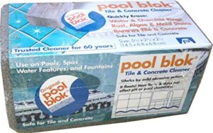 pool blok pb-12 by us pumice, pumice stone for cleaning of pools, tiles, will remove lime, rust, stains from pool tiles grout, 5.75x2.87x2.87 (1)