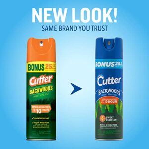 Cutter Backwoods Insect Repellent, Repels Mosquitos for Up To 10 Hours, 25% DEET, 7.5 Ounce (Aerosol Spray)