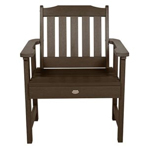 highwood ad-chgl1-ace lehigh garden chair, weathered acorn