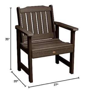 Highwood AD-CHGL1-ACE Lehigh Garden Chair, Weathered Acorn