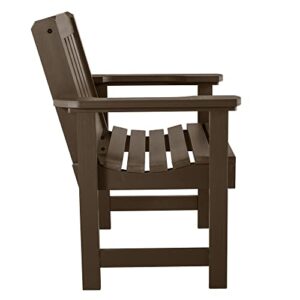 Highwood AD-CHGL1-ACE Lehigh Garden Chair, Weathered Acorn