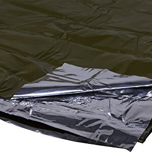 Survive Outdoors Longer Heavy Duty Emergency Blanket, 5 x 8 ft Green