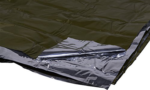 Survive Outdoors Longer Heavy Duty Emergency Blanket, 5 x 8 ft Green