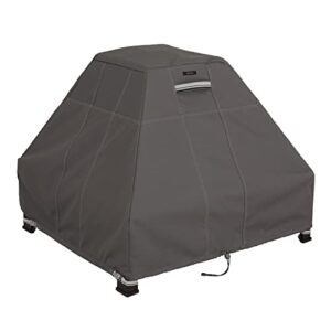 classic accessories ravenna standup fire pit cover