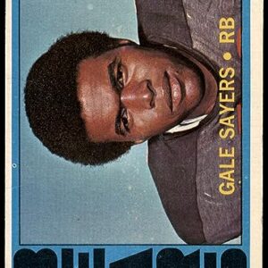 1972 Topps # 110 Gale Sayers Chicago Bears (Football Card) GOOD Bears