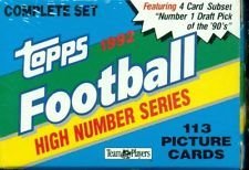 1992 topps football factory high series sealed set 113 cards (traded and update series). includes brett favre (packers), montana, rice, aikman, kelly plus 10 random gold cards.