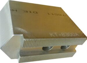 usst kt-8300ap alum t6061 pointed soft chuck jaws for 8" cnc lathe chucks, 3" tall (set of 3 pieces)