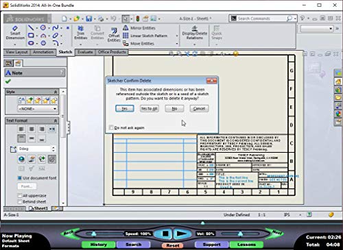 SOLIDWORKS 2014: Mechanical Drawings – Video Training Course