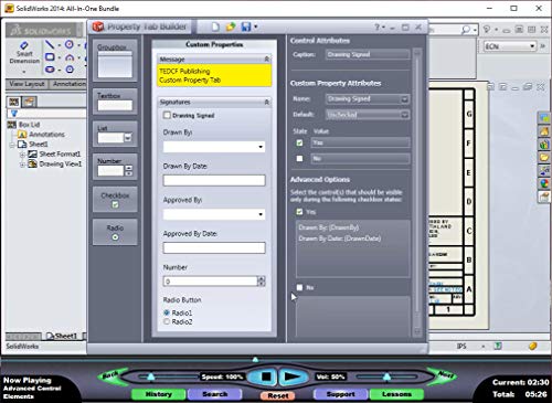 SOLIDWORKS 2014: Mechanical Drawings – Video Training Course