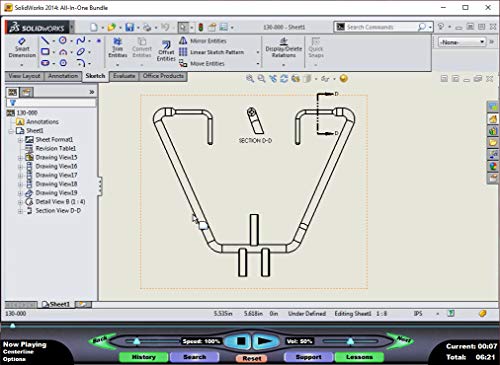 SOLIDWORKS 2014: Mechanical Drawings – Video Training Course