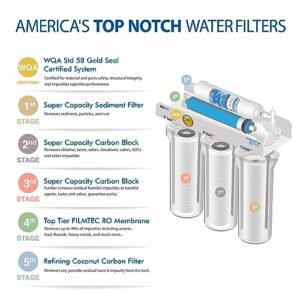 APEC Water Systems RO-90 Ultimate Series Top Tier Supreme Certified High Output 90 GPD Ultra Safe Reverse Osmosis Drinking Water Filter System, Chrome Faucet