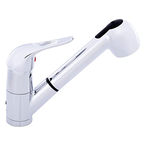 Ambassador Marine Stasis Collection Mini Pull-Out Galley Faucet, Chrome