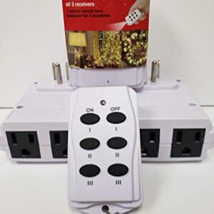 Remote Control Power Strip - 3 Wireless Receivers