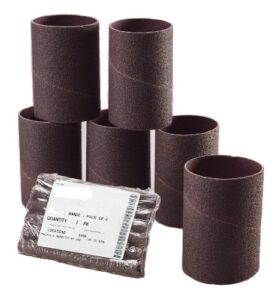 sungold abrasives 458045 spiral bands spindle sander sleeves 1-inch by 4-1/2-inch 50 grit alumium oxide cloth, 6-pack