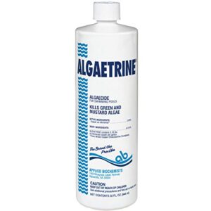 applied biochemists 406503a algaetrine swimming pool algaecide cleaner, 32 fl oz
