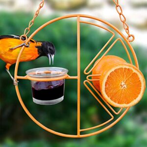 Heath Outdoor Products CF-133 Clementine Oriole Feeder , orange