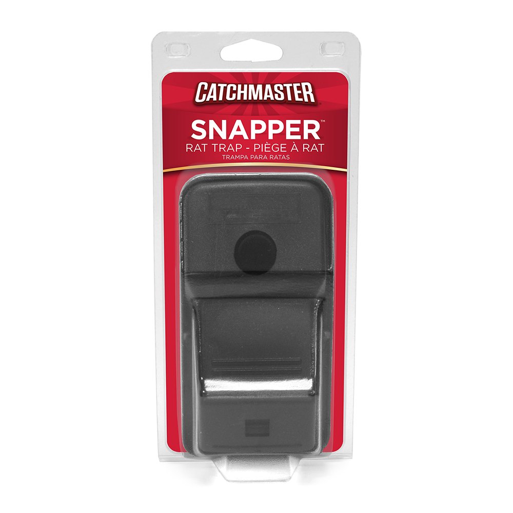 Catchmaster Snapper Easy Set Rat Snap 621R Trap-1Pk, Black