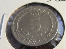 mexico 1906, 5 centavos, extra fine condition