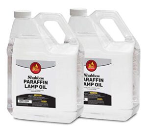 ner mitzvah 1 gallon paraffin lamp oil - clear smokeless, odorless, clean burning fuel for indoor and outdoor use - shabbos lamp oil - 2 pack