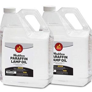 Ner Mitzvah 1 Gallon Paraffin Lamp Oil - Clear Smokeless, Odorless, Clean Burning Fuel for Indoor and Outdoor Use - Shabbos Lamp Oil - 2 Pack