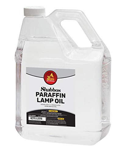 Ner Mitzvah 1 Gallon Paraffin Lamp Oil - Clear Smokeless, Odorless, Clean Burning Fuel for Indoor and Outdoor Use - Shabbos Lamp Oil - 2 Pack