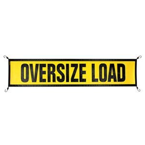oversize warning products - ez hook oversize load sign 18" x 84" - made in usa