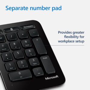 Microsoft Sculpt Ergonomic Wireless Desktop Keyboard and Mouse - Black. Wireless , Comfortable, Ergonomic Keyboard and Mouse Combo with Split Design and Palm Rest.