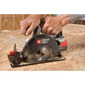 PORTER-CABLE 20V MAX* 6-1/2-Inch Cordless Circular Saw, Tool Only (PCC660B)