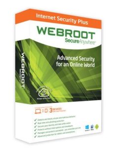 webroot secureanywhere internet security plus 2014 - 3 devices