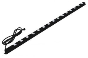 60" 15 outlet metal power strip, 5159