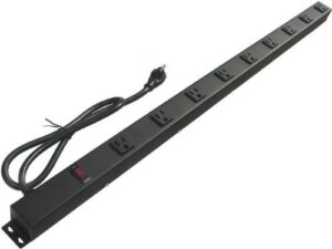 36in 9 outlet metal power strip, 30931