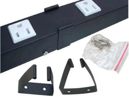 4ft 12 Outlet Metal Power Strip, 4126V1