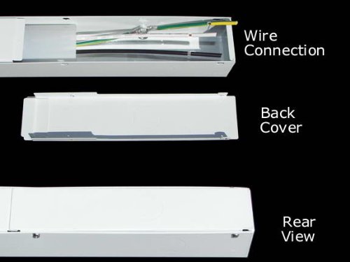 20" Hardwire Power Strip, White, H02006NVW1