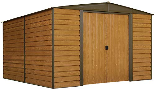 Arrow Shed WR1012 Woodridge EG Feet Steel Storage Shed, 10 ft. x 12 ft