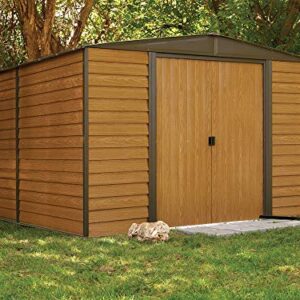 Arrow Shed WR1012 Woodridge EG Feet Steel Storage Shed, 10 ft. x 12 ft