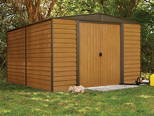 Arrow Shed WR1012 Woodridge EG Feet Steel Storage Shed, 10 ft. x 12 ft