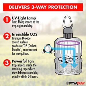 DynaTrap DT150 Indoor Mosquito & Flying Insect Trap – Kills Mosquitoes, Flies, Moths, Gnats, & Other Flying Insects – Protects up to 300 Sq Ft