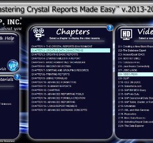 TEACHUCOMP Video Training Tutorial for Crystal Reports v. 2013 and 2011 DVD-ROM Course and PDF Manual