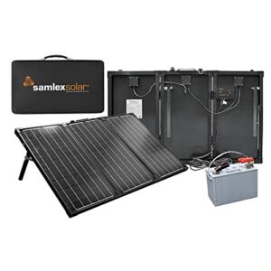 samlex america samlex solar msk-90 portable solar charging kit