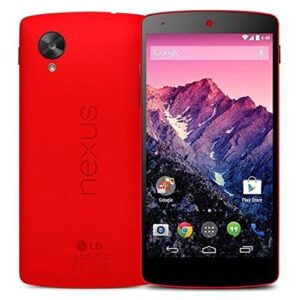 lg google nexus 5 d821 32gb, 8mp, kitkat, quad-core factory unlocked - red - no 4g in usa - international version no warranty