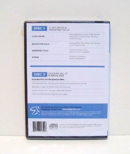 SPIN® (Spinning® Program Instructor Network) Class Design & Marketing Tools Software (with Gasoline Vol. 27 Audio CD)