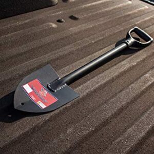 Bully Tools 92712 14-Gauge Round Point Trunk Shovel with Poly D-Grip Handle