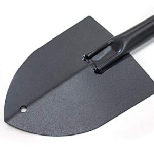 Bully Tools 92712 14-Gauge Round Point Trunk Shovel with Poly D-Grip Handle