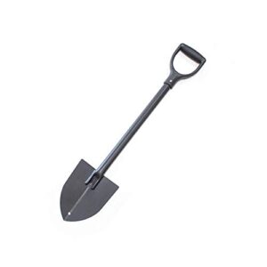 Bully Tools 92712 14-Gauge Round Point Trunk Shovel with Poly D-Grip Handle